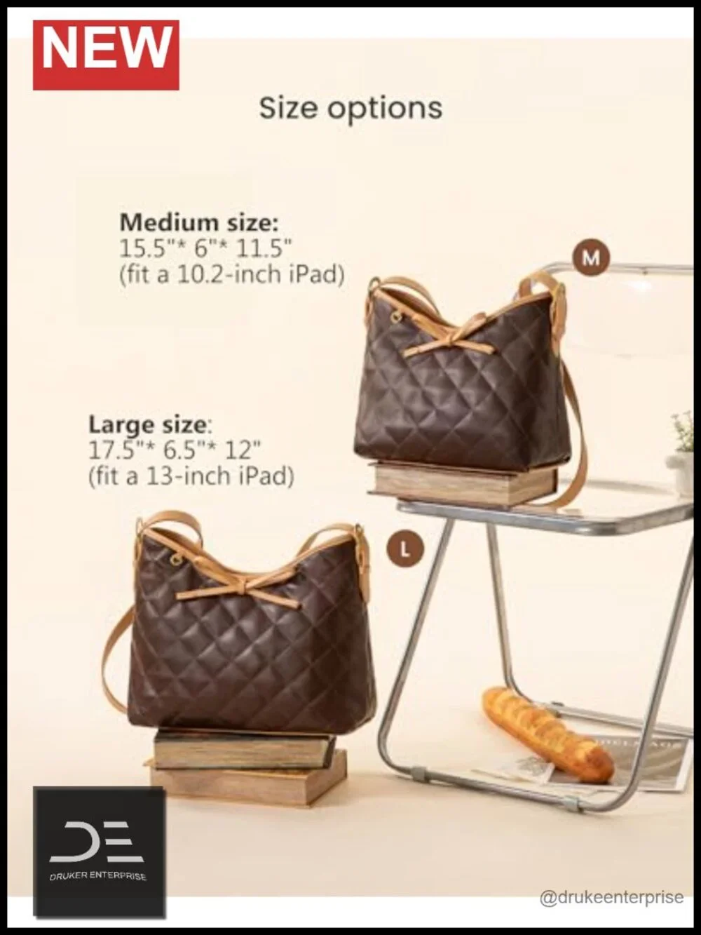 Soft Leather Hobo Handbag Quilted Crossbody Bag Shoulder Purse
